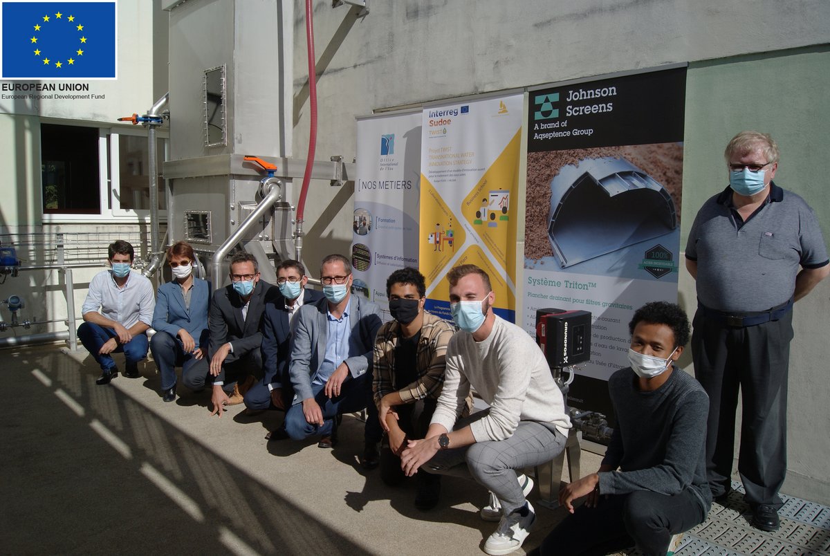 Inauguration of a testing unit of Johnson Screens Triton™ Underdrain